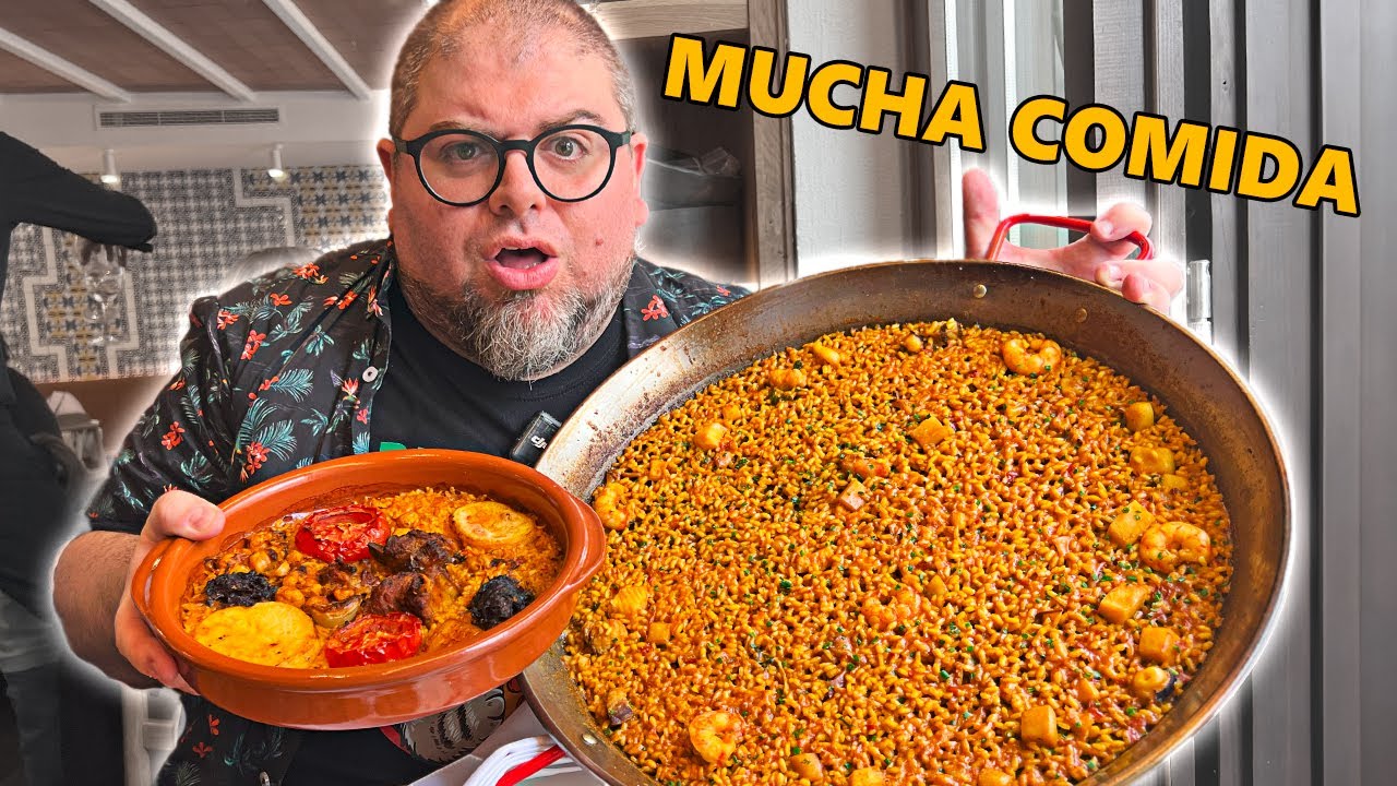 24 horas PROBANDO COMIDA tradicional VALENCIANA