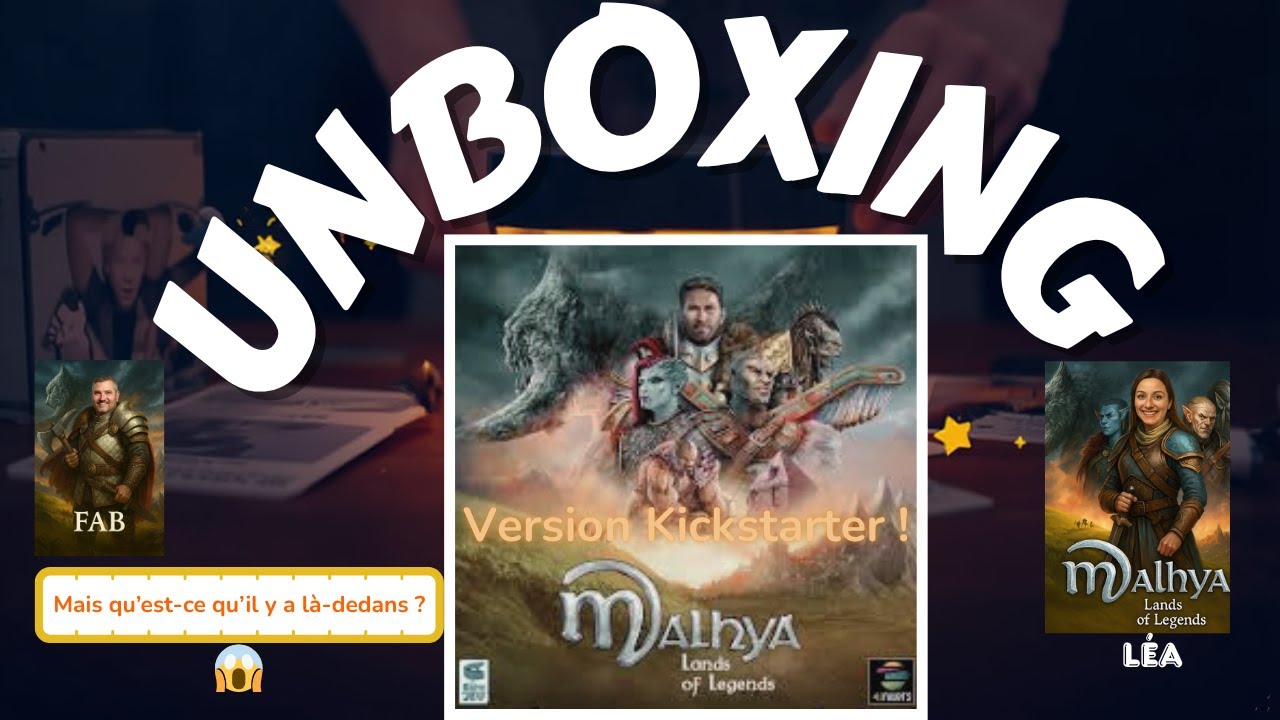 [JDS] 📦Malhya – Lands of Legends : l’aventure commence dès l’unboxing ! #jds #boardgames #jdp #j2s
