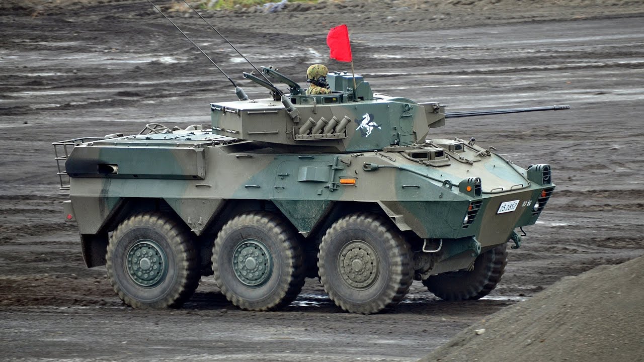【陸上自衛隊】87式偵察警戒車（87RCV）74式車載7.62mm機関銃による不意急襲射撃｜Japan's Type 87 Armored Reconnaissance Vehicle JGSDF
