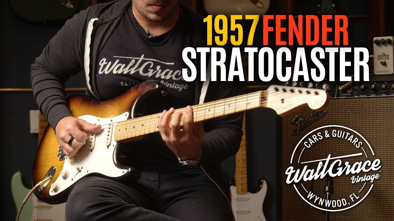 Потрясающие винтажные звуки! — Оригинальный Fender Stratocaster 1957 года и Fender Vibrolux 1966 ...