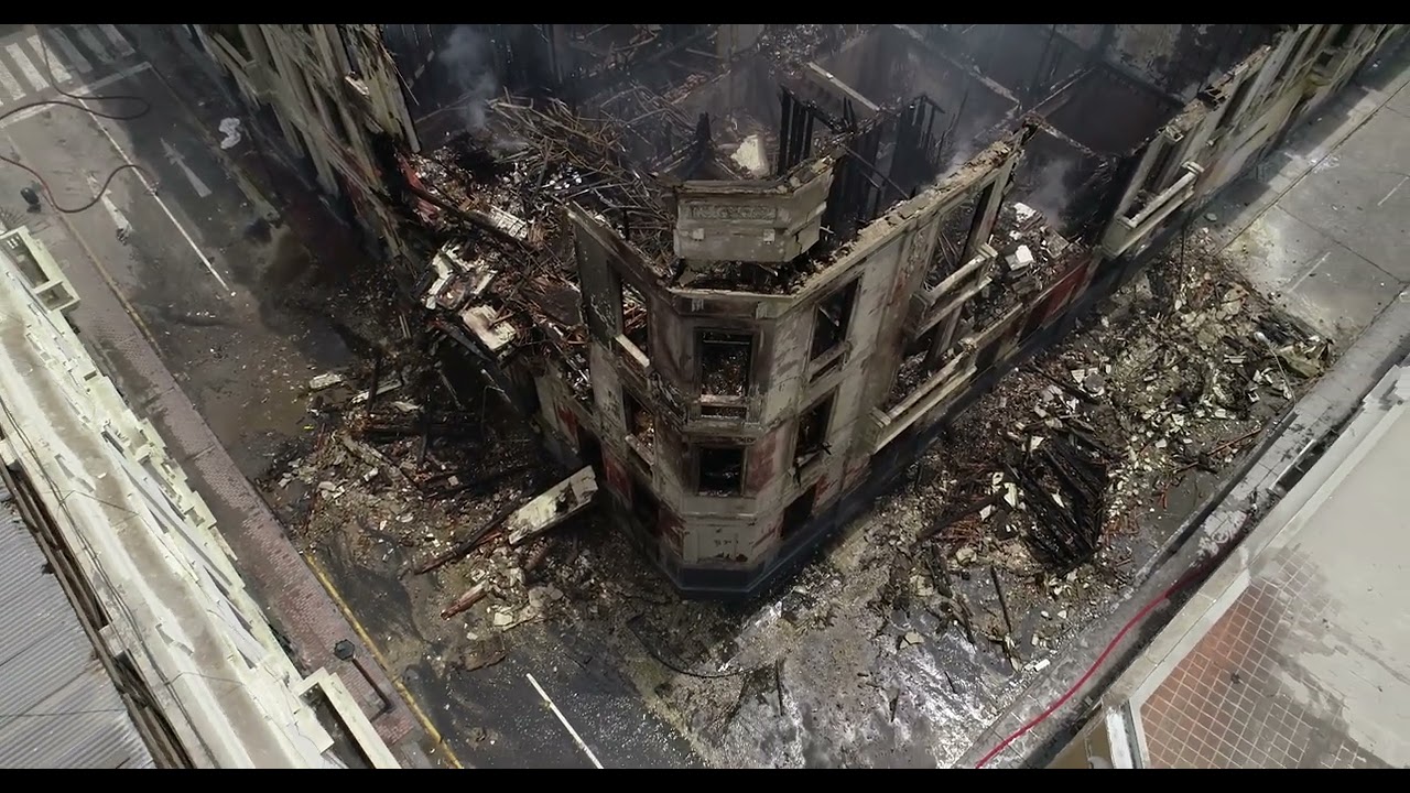 Historic Building Burns Down During Anti-Government Protests in Lima