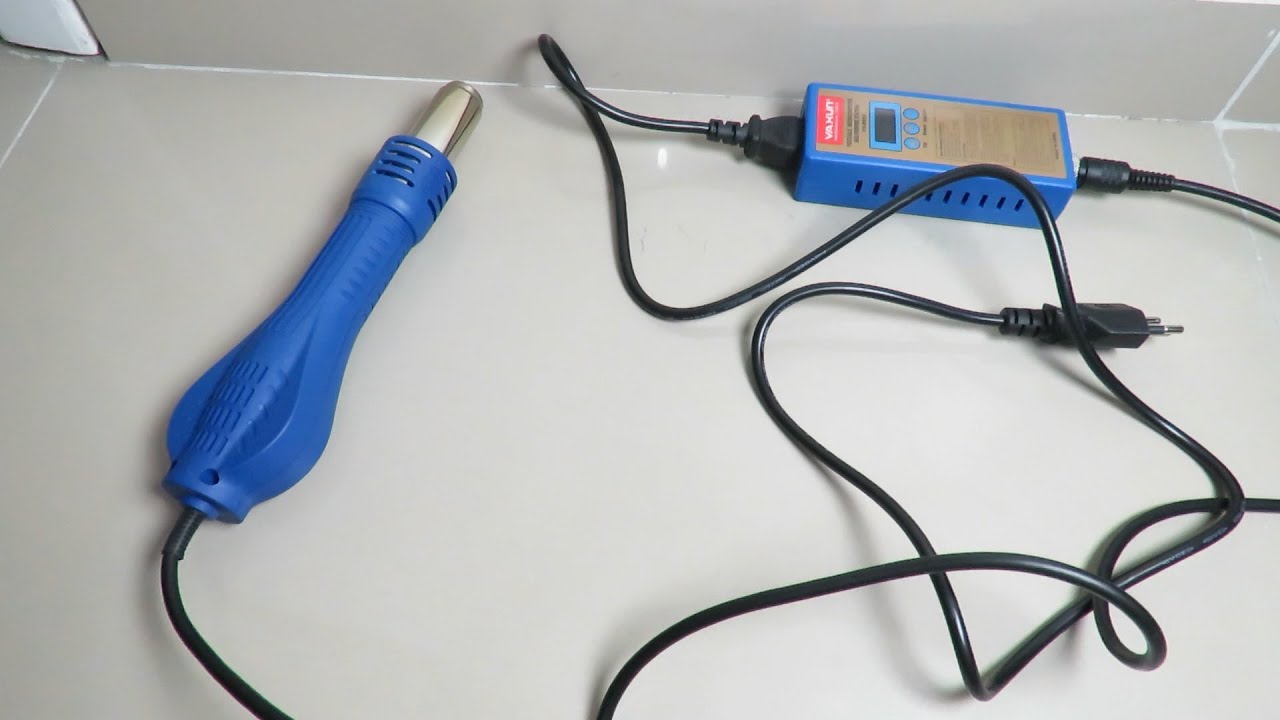 Esta&ccedil;&atilde;o De Retrabalho Ar Quente Yaxun Yx 8033 - &Eacute; bivolt mesmo? E o Soprador?