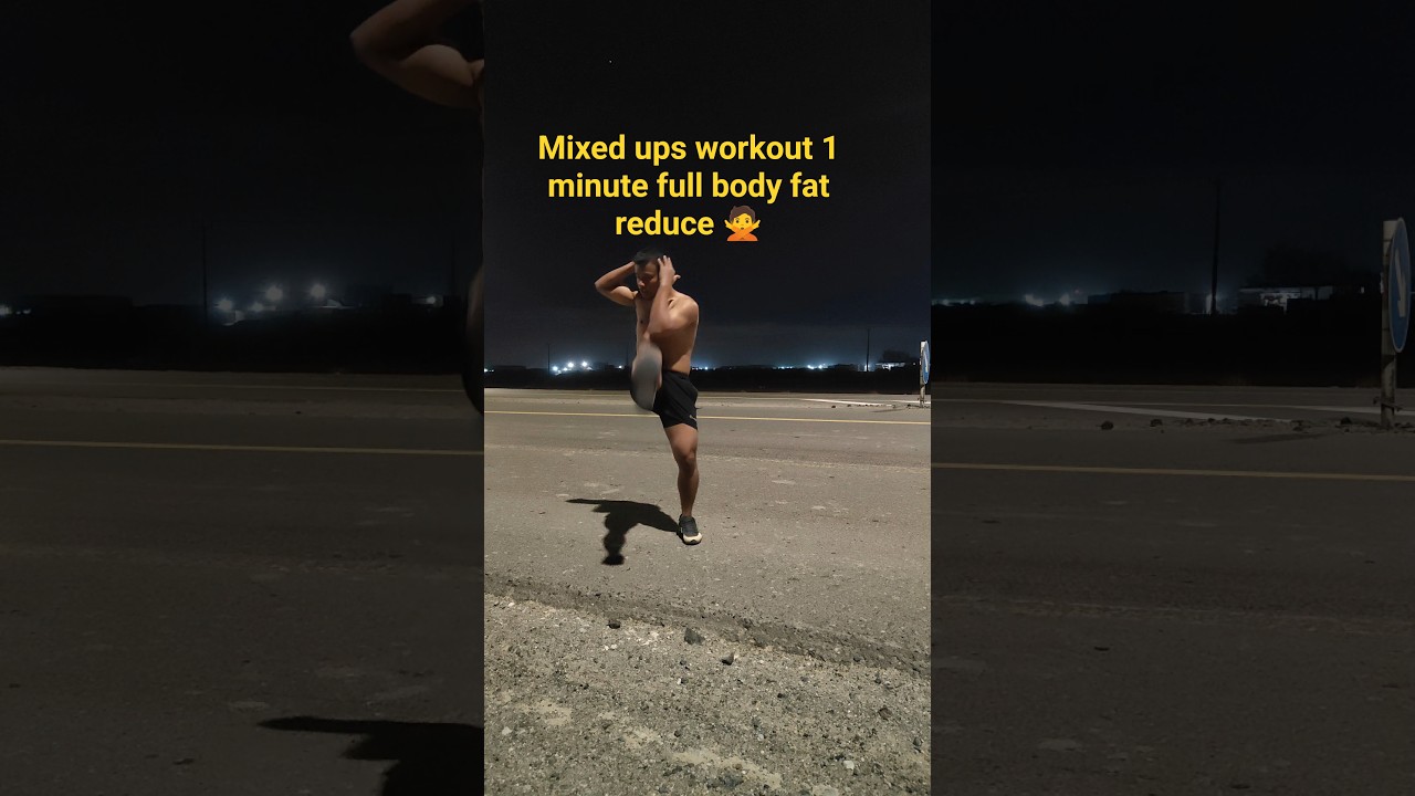 1 Minute Full Body Workout Fat Reduce🙅