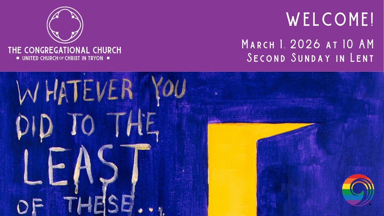 Worship: March 1, 2026 at 10 AM