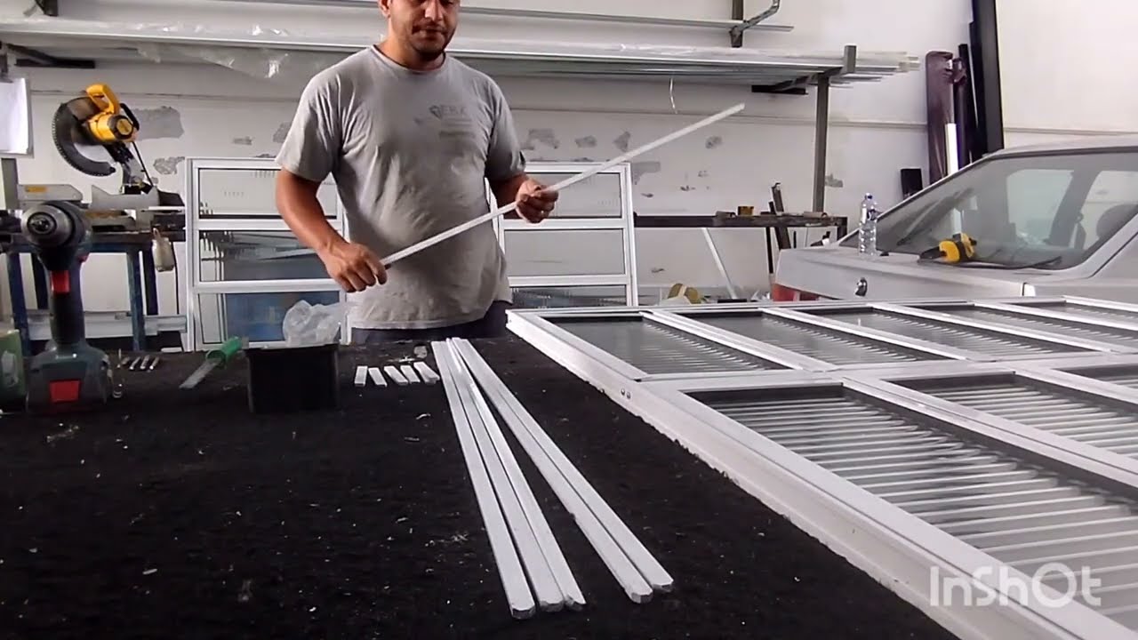 Como fazer um braço para vitro Basculante de Aluminio