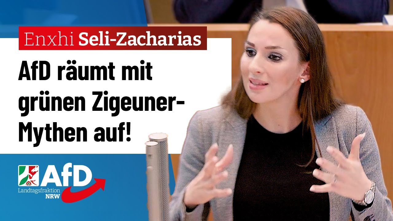 AfD r&auml;umt mit Zigeuner-Mythen auf! &ndash; Enxhi Seli-Zacharias (AfD)