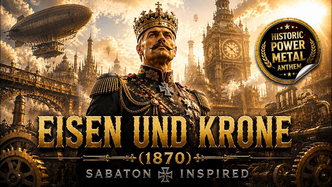 Eisen und Krone (1870) 👑⚔️ Deutscher Power Metal Hymne | Sabaton Inspired 🔥 HOI4 Music