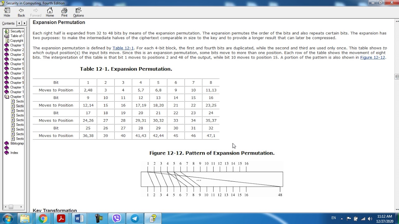 Cryptography and Network Security \ Lecture No. 5 (DES Algorithm)