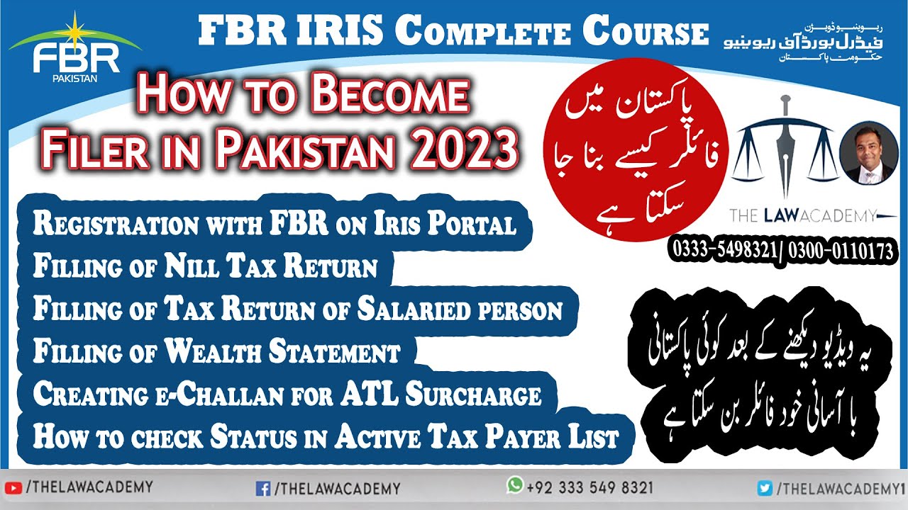How to Become Filer in Pakistan 2023 | Step-by-Step Guide to Become Filer in Pakistan | FBR Updates
