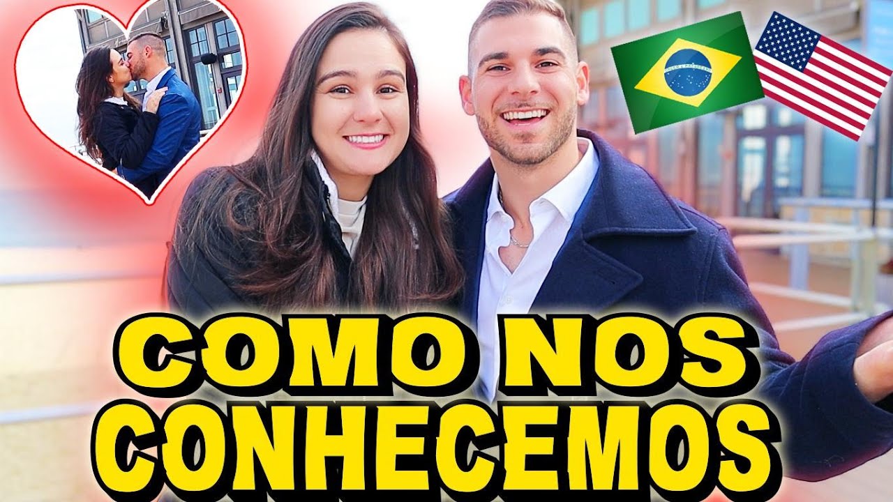 🇧🇷 Como nos conhecemos? (Encenação) Americano e Brasileira | Brandon & Bruna