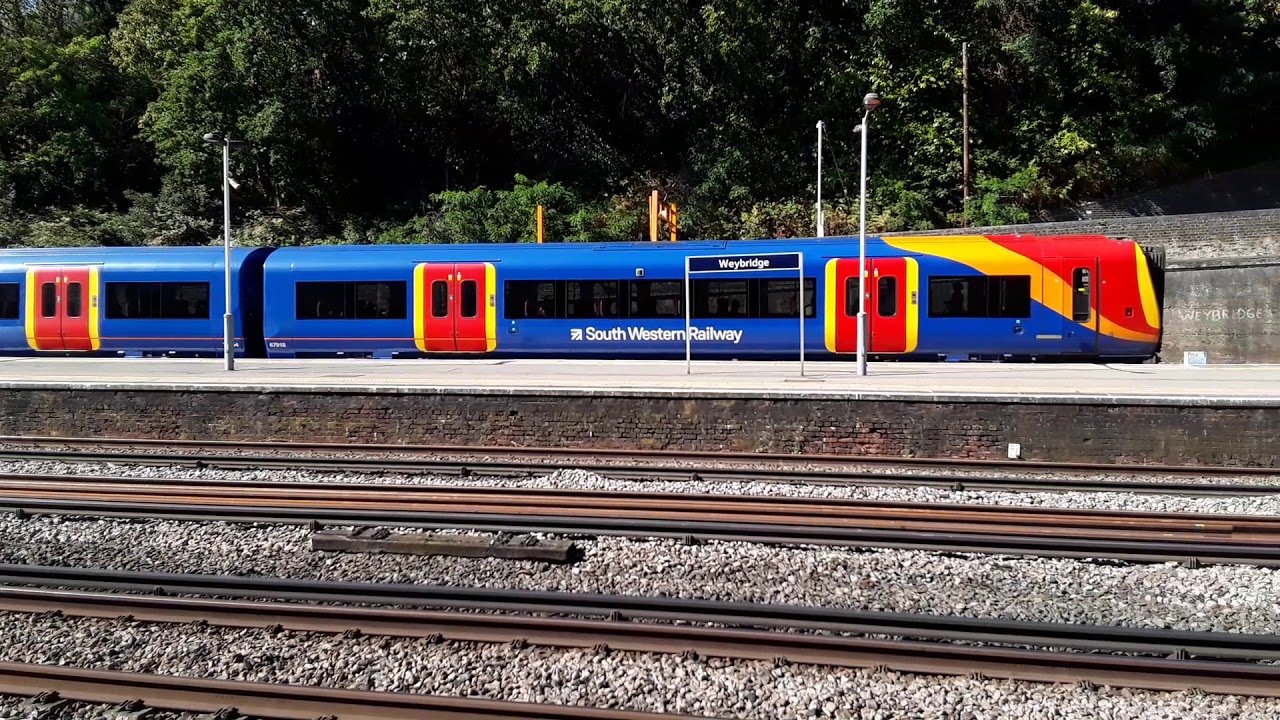Trains at: Weybridge, SWML, 14/09/19