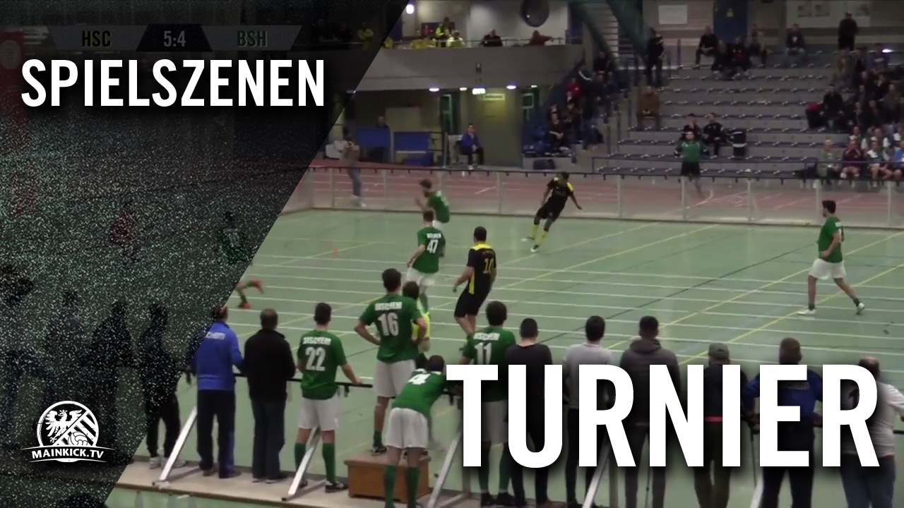 SC 1960 Hanau - FSV Bischofsheim (Halbfinale, Hallenmasters Hanau 2017) - Spielszenen | MAINKICK.TV