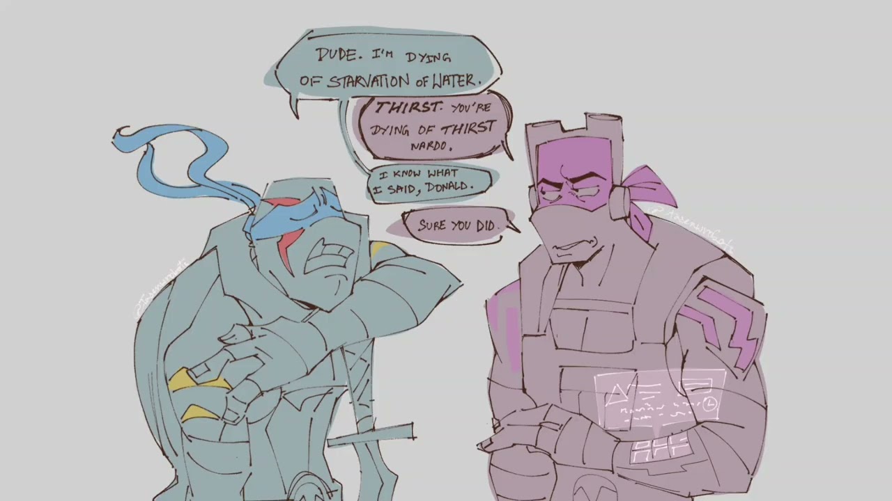 Moonwriter's ROTTMNT Comic Dub Compilation #25