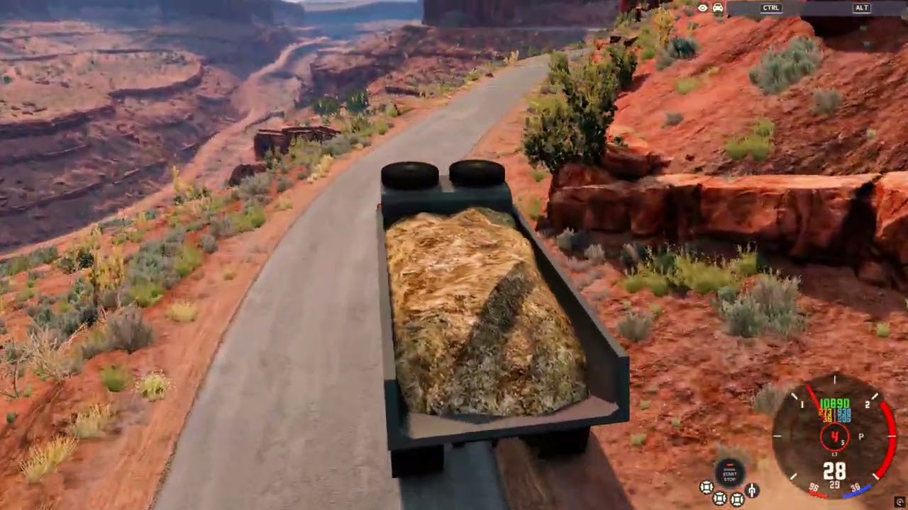 Can This Heavy Load Survive the Canyon? 🚛 | BeamNG.drive