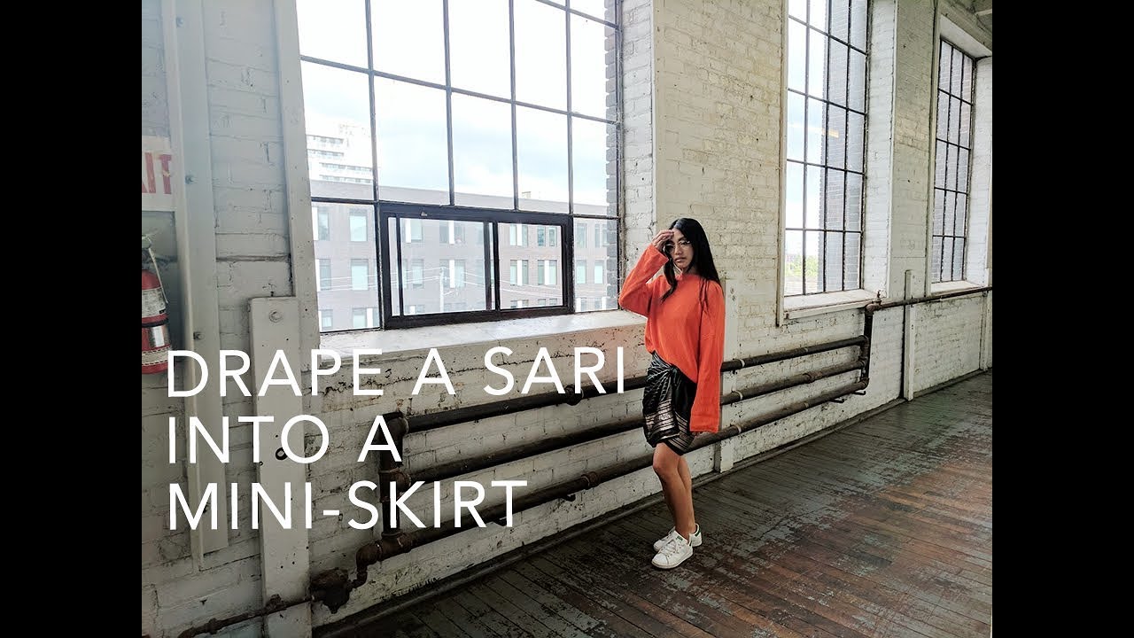 No Pleat Drape - The mini skirt