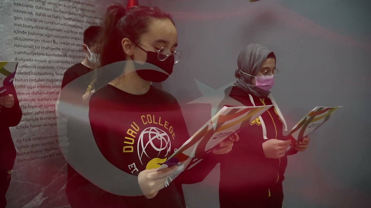 Duru Koleji 18 Mart Şehitleri Anma be Çanakkale Zaferi Oratoryosu
