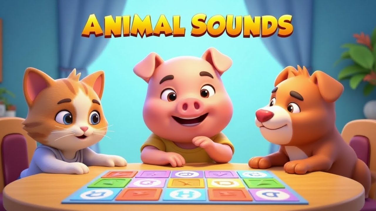 Animal Sounds Memory Game | A–Z Alphabet Song for Kids | Fizz & Melody