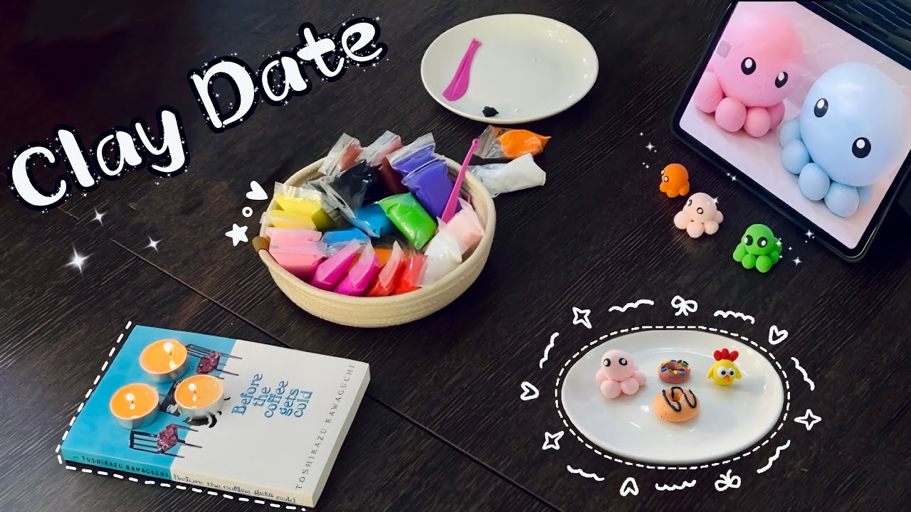 Clay Date with My Siblings 💕 | Cute Pinterest Clay Ideas 🎨🍩🐥