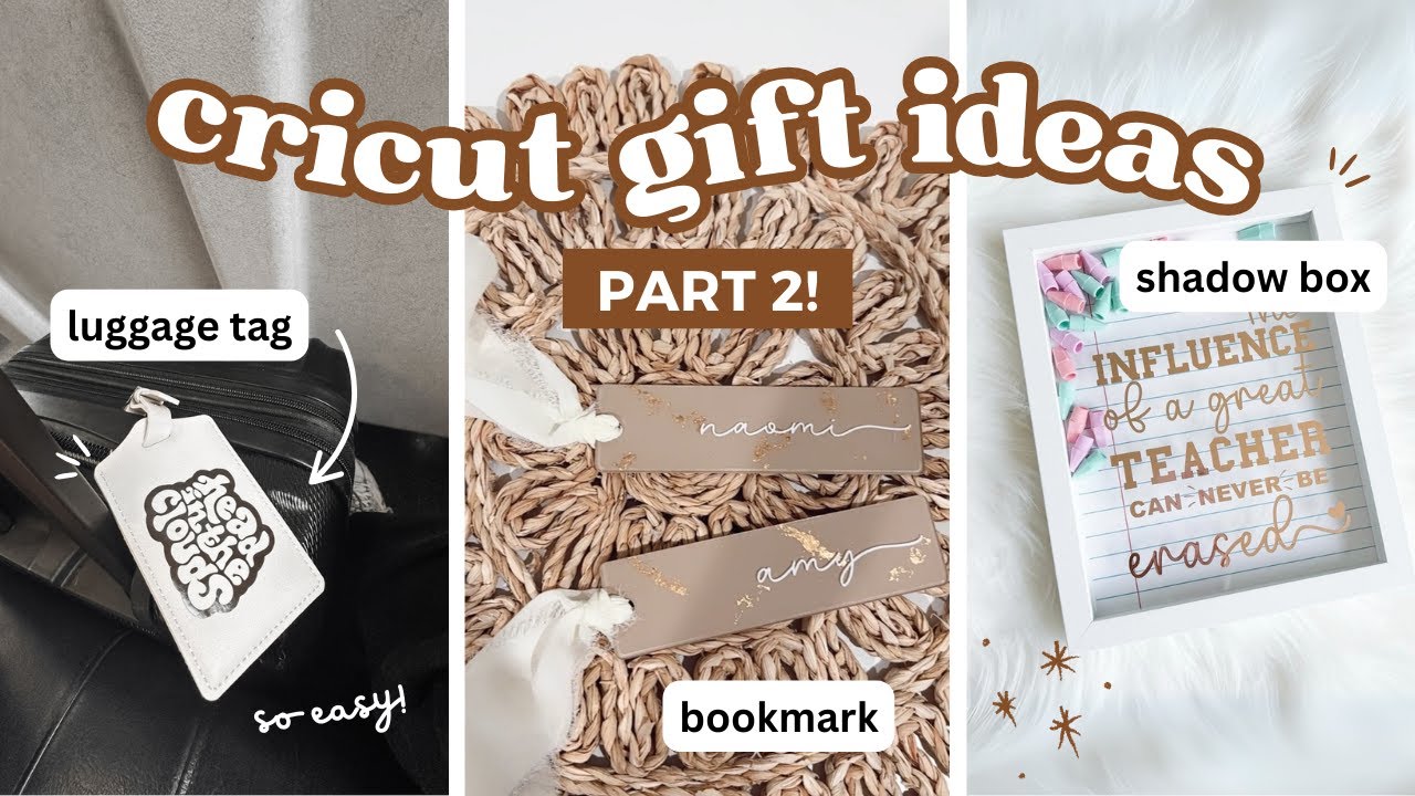 7 идей подарков Cricut 🎁 (ЧАСТЬ 2!) | Подарки своими руками, которые вы можете сделать с помощью ...