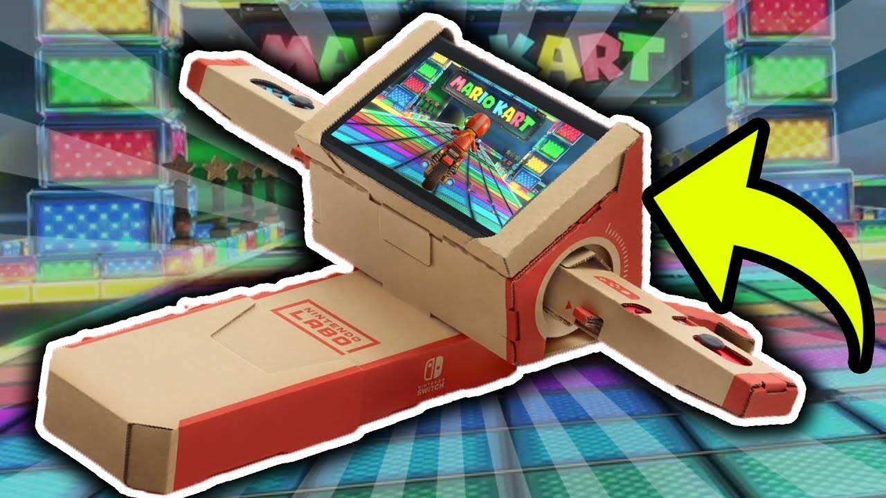 Making Rainbow Road with Nintendo Labo! Mario Kart 9?
