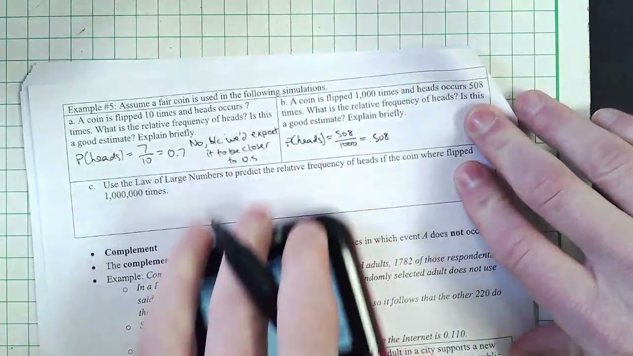 STAT 2163 Lesson 4.1 Example #5 Law of Large Numbers