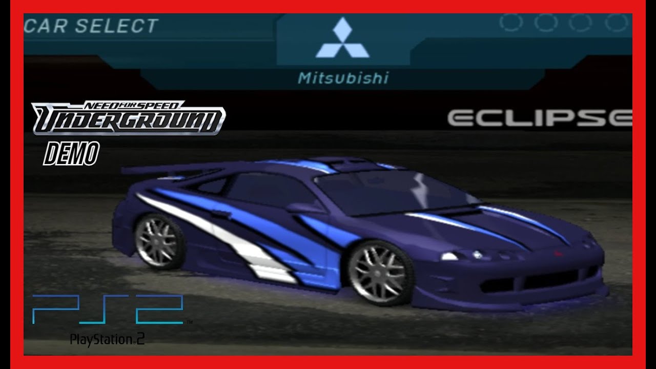 Need For Speed Underground DEMO PS2 | 2023