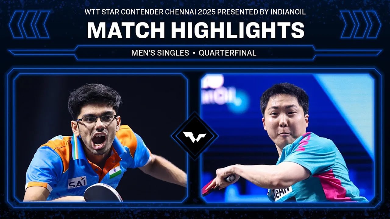 Manav Thakkar vs Lim Jonghoon | Match Highlights | #WTTChennai 2025