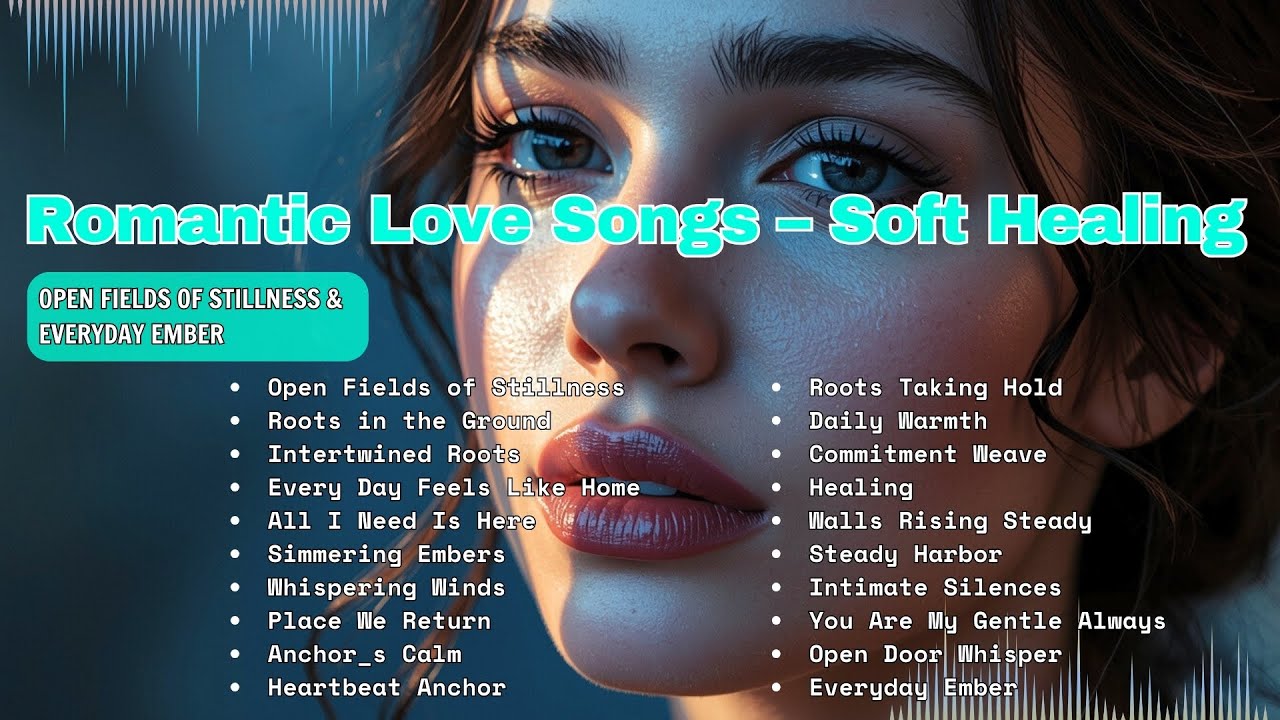 Romantic Love Songs – Soft Healing | Open Fields of Stillness & Everyday Ember