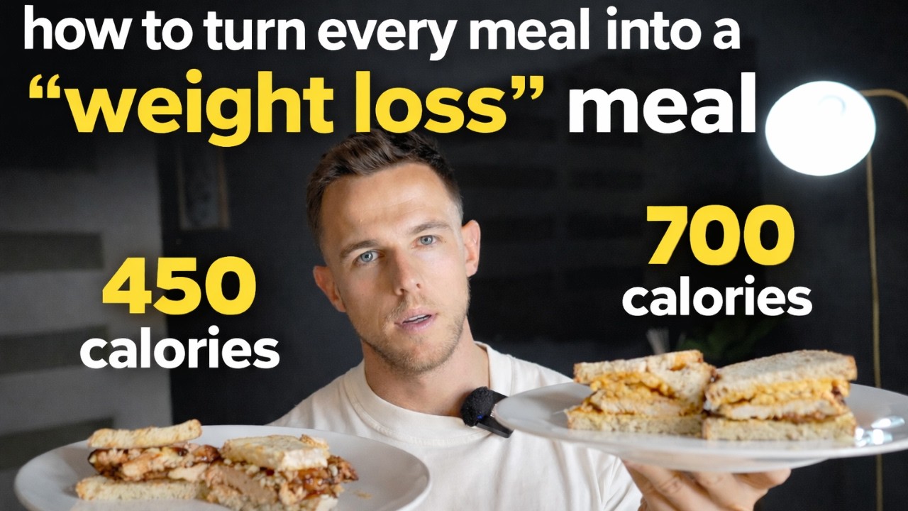 Halving The Calories in EVERY Meal You have (putting weight loss on easy mode)