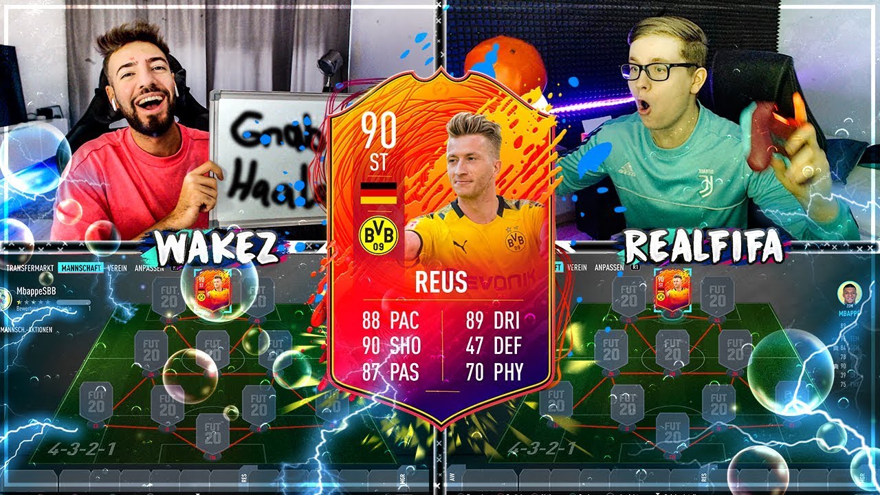 FIFA 20: HEADLINER REUS Squad Builder Battle 🔥🔥 Realfifa vs Wakez