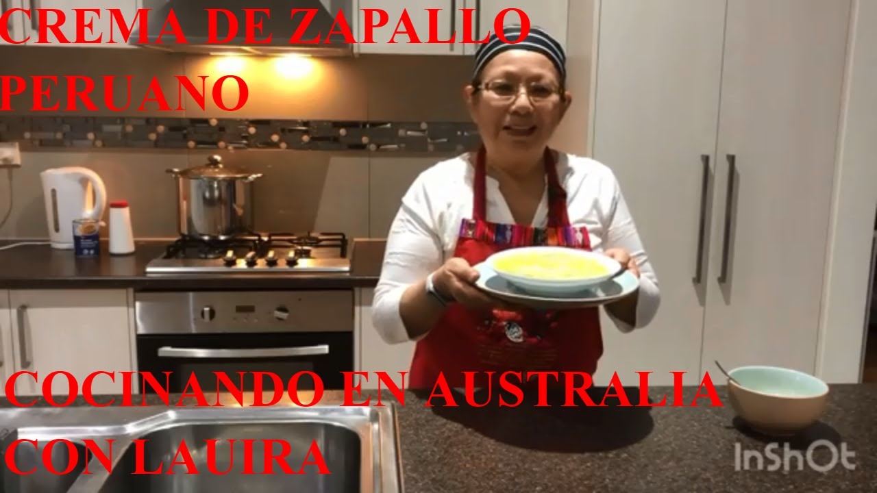 Crema de zapallo al estilo Peruano