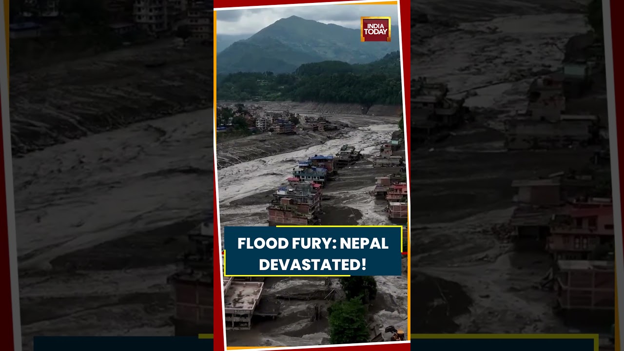 Nepal Flash Floods VIDEO: Drone Footage Shows Trail Of Destruction In Nuwakot #nepal #flashflood