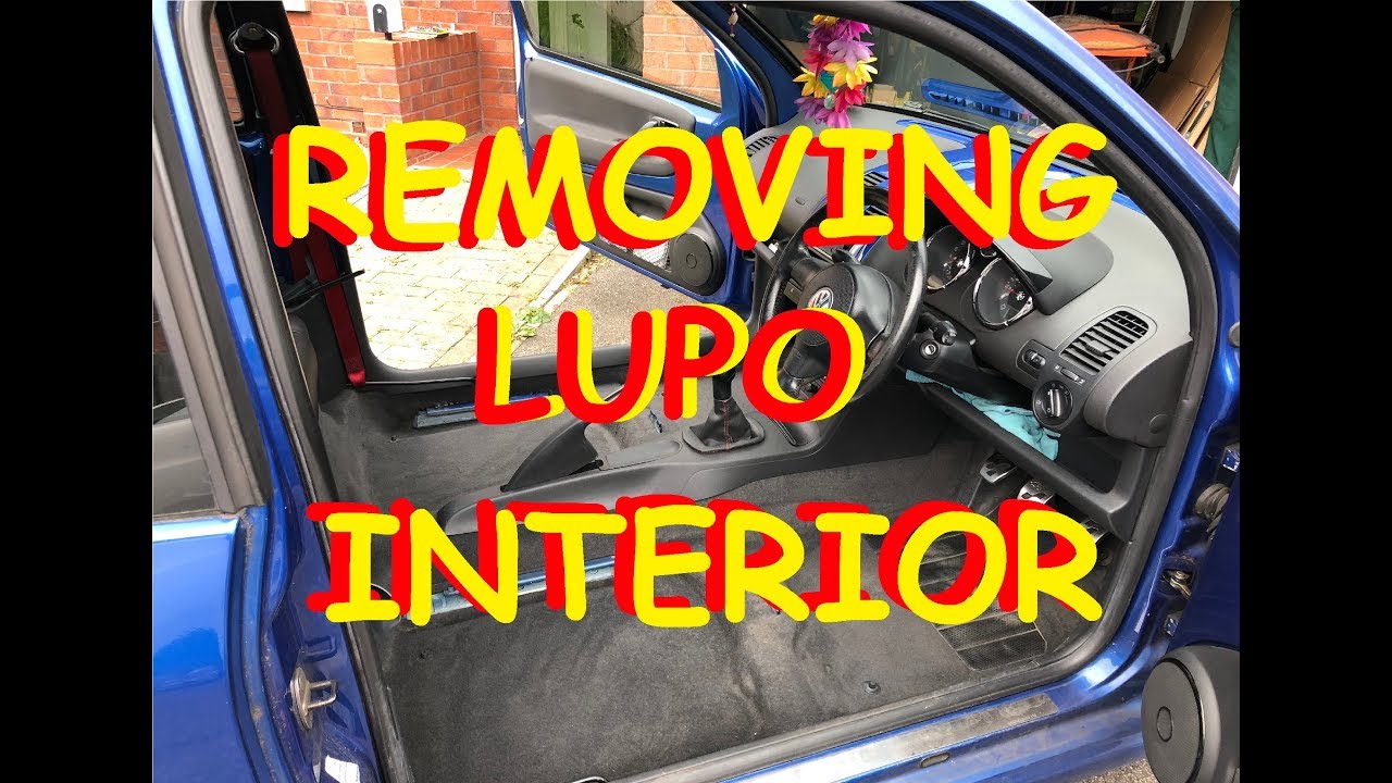 How To Remove interior Seats From a VW Lupo + My New Seats Installed.
