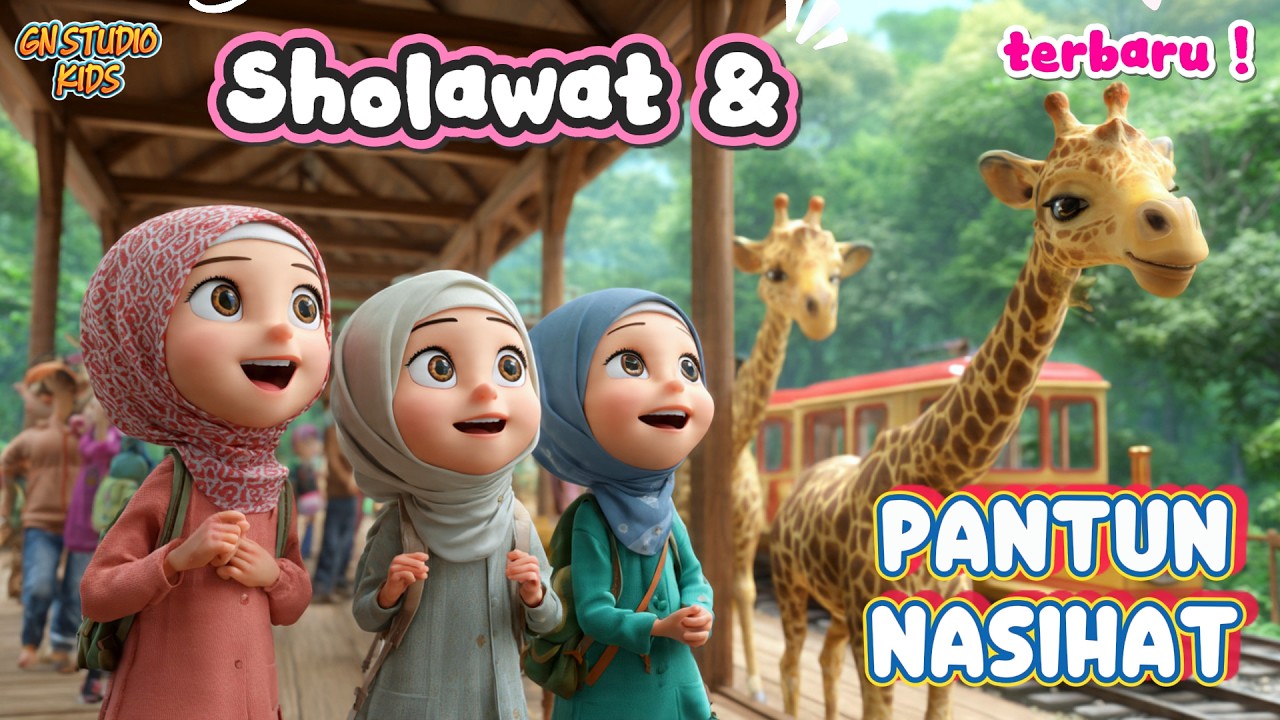 Sholawat & Pantun Nasehat - Sholawat Anak Terbaru - Lagu Anak Islami 2026 Animasi 3D anak terbaru
