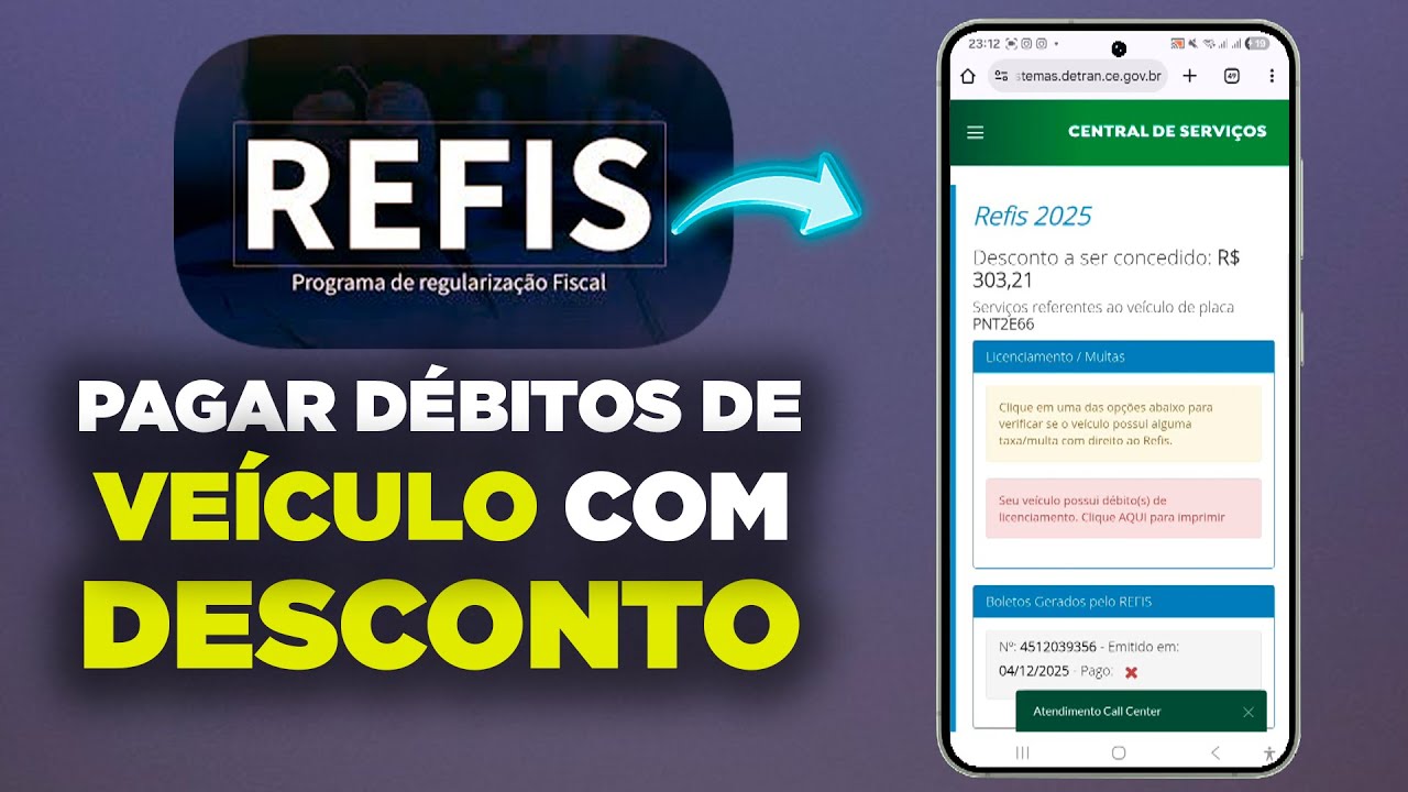 Como Pagar D&eacute;bitos do Ve&iacute;culo com Desconto no REFIS 2026
