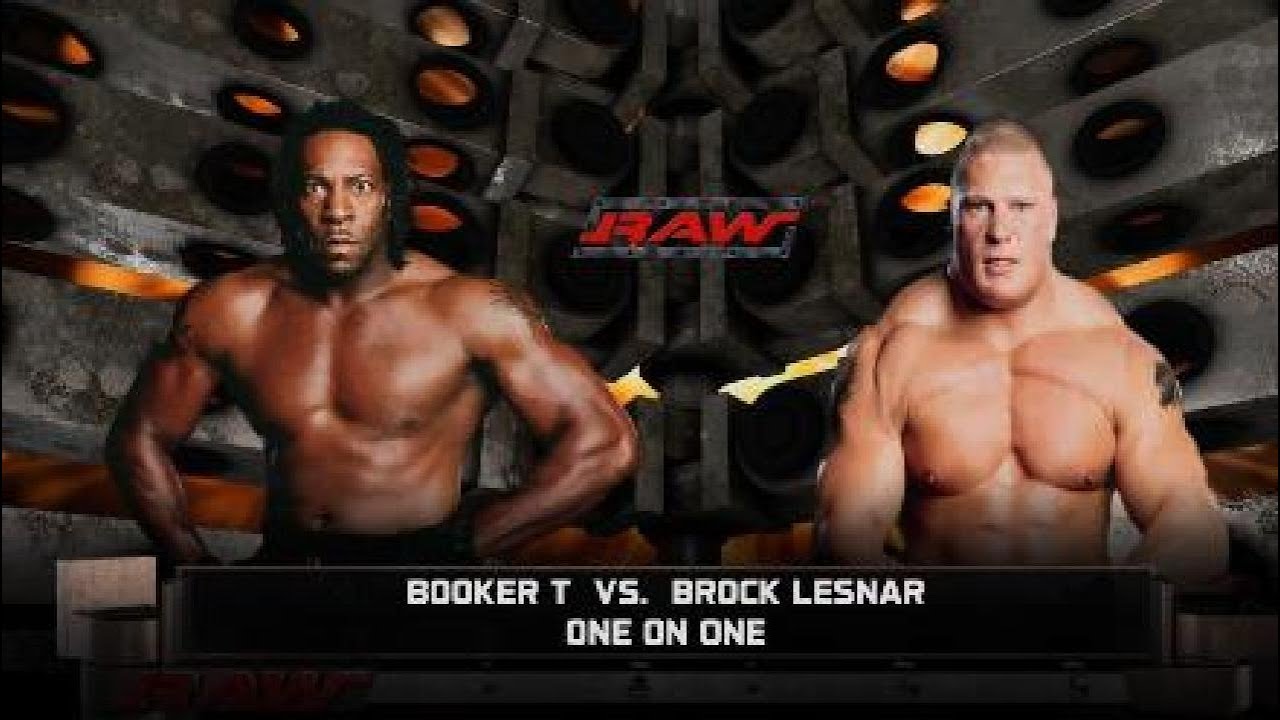 WWE2K25 June Week 2 Raw Match 4 KOTR Quarter-Final Booker T vs Brock Lesnar