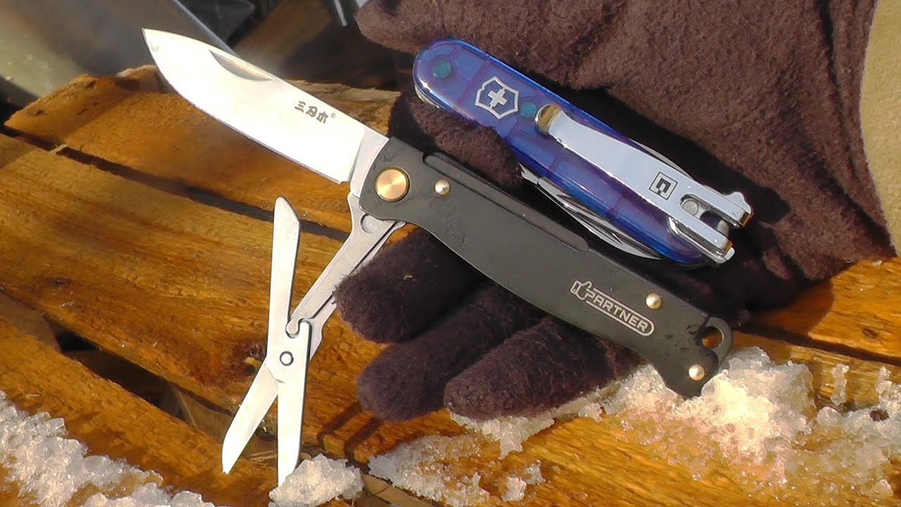 Двухрядник SanRenMu Partner PT721. Тесты, сравнения с Opinel и Victorinox...