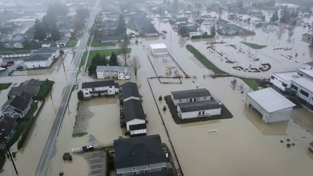 Flooding in Northwest Washington | Nooksack River Floods Sumas | Whatcom County