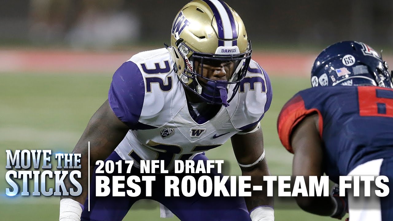 4 Best Rookie & Team Fits from the 2017 NFL Draft | Move the Sticks | NFL