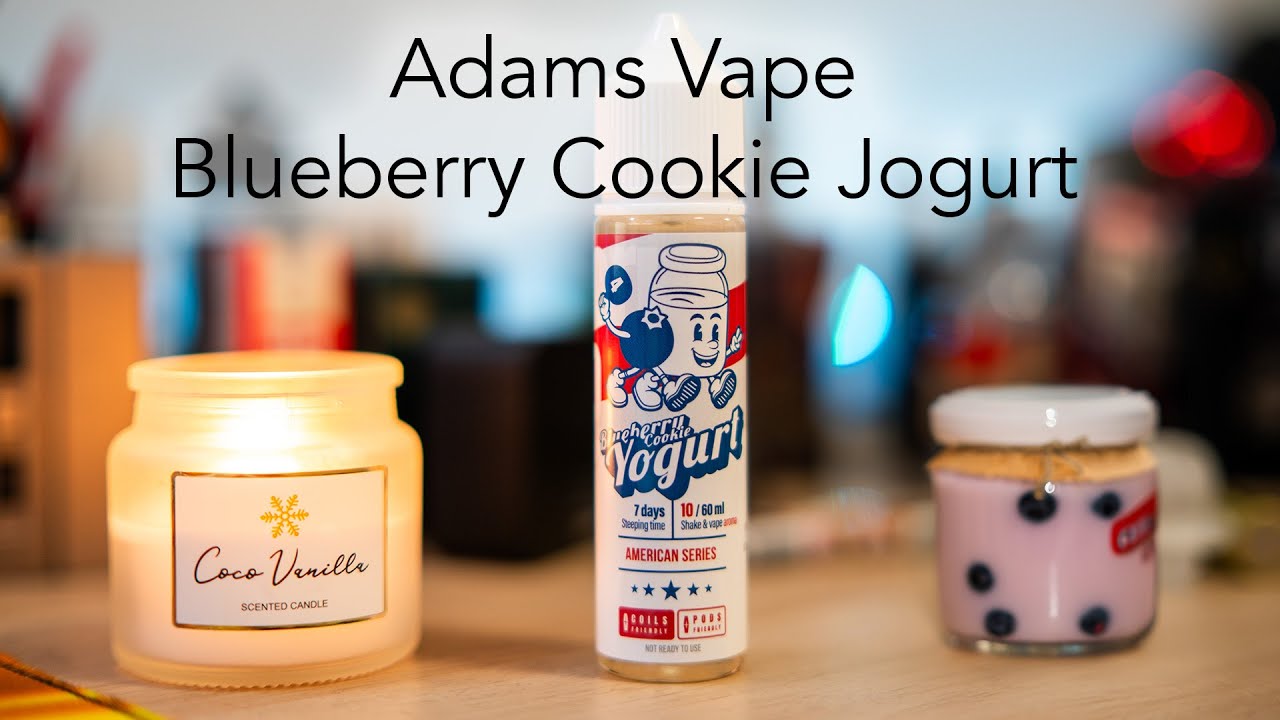 Adams Vape Blueberry Cookie Jogurt - nen&iacute; to jen převlečen&yacute; milkshake? 😱🤔