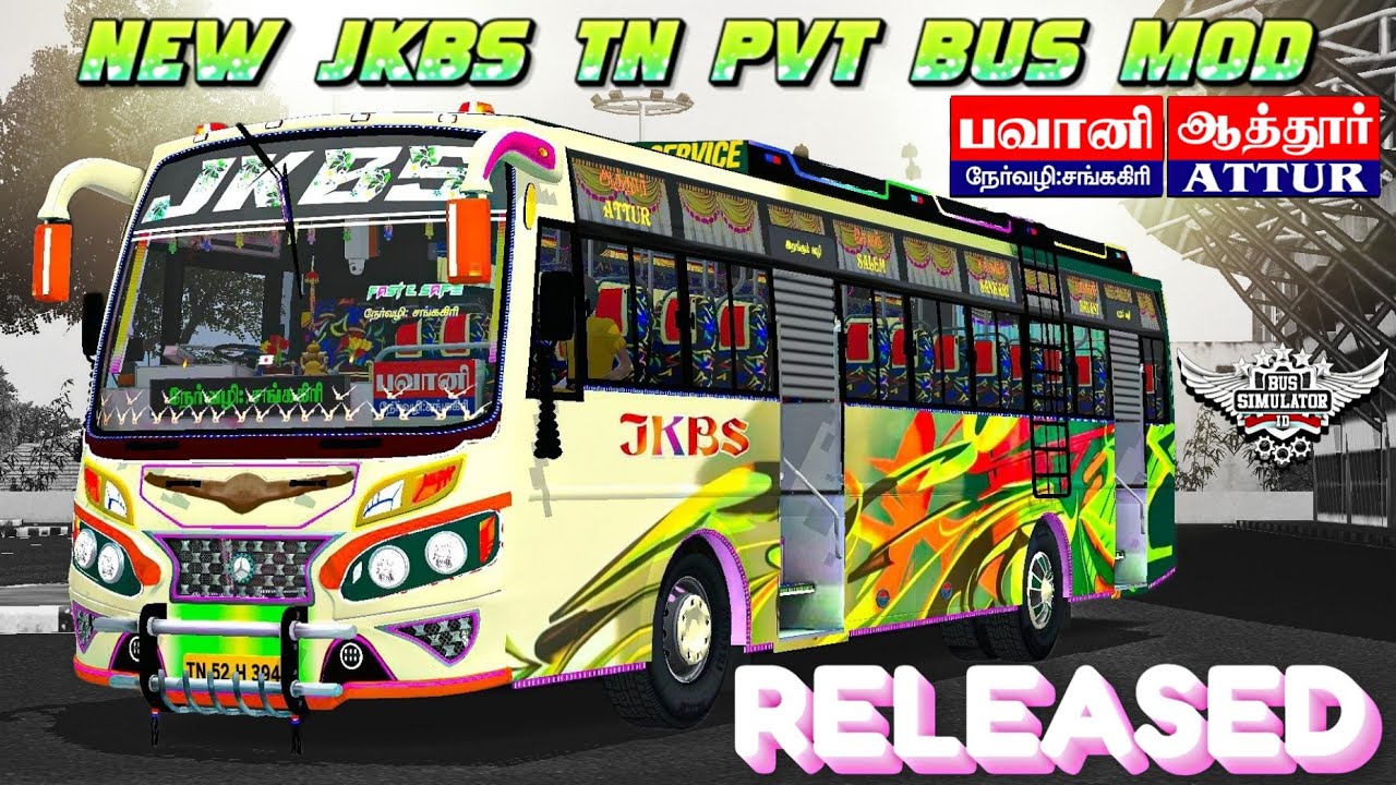 JKBS Tn Pvt Bus Mod Livery|Released|Download|Bussid 