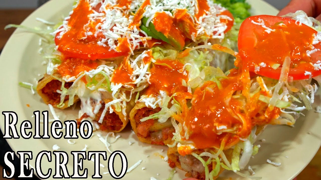 Siempre REPITEN con estos TACOS DORADOS DE PAPA (Relleno secreto) | Cocinando Con El Mister