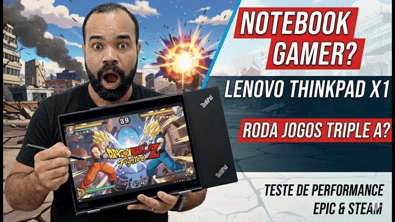 Lenovo ThinkPad X1: Ele aguenta o tranco nos games? (Teste de Performance)