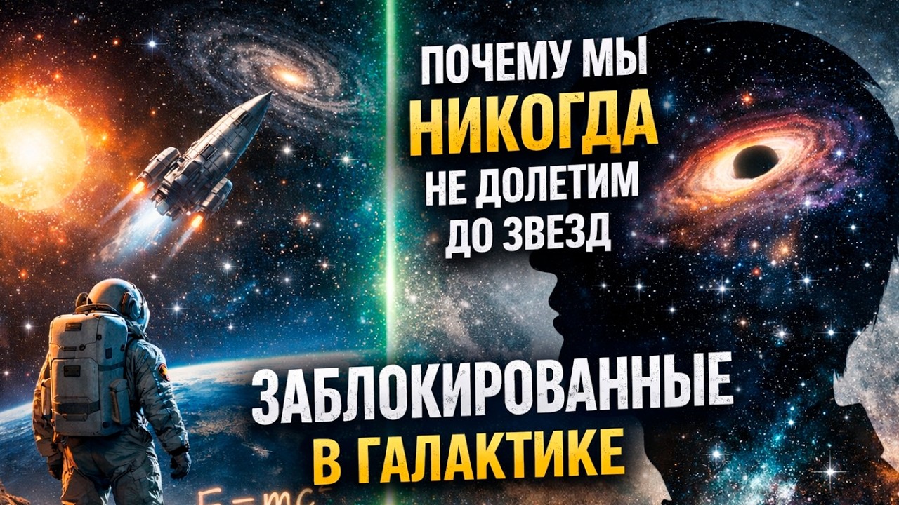 Космос тюрьма? Почему мы никогда не долетим до звёзд (и это уже доказано физикой)