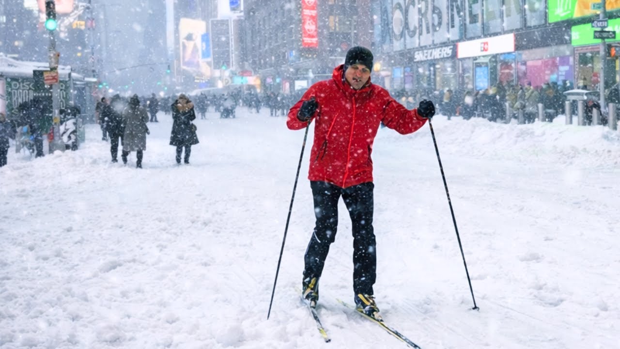 New York City BIGGEST Snowstorm in 2026 BLIZZARD Heavy Snowfall in Manhattan NYC