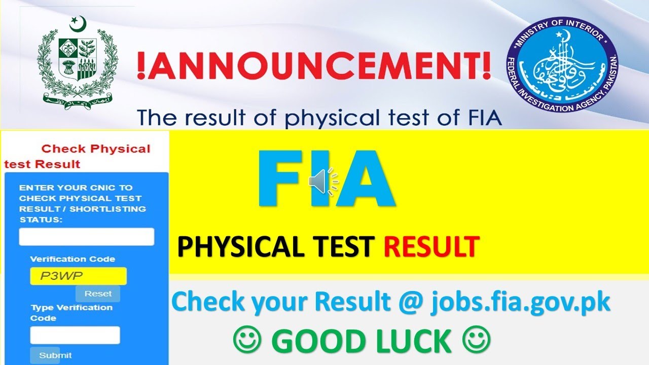 HOW TO CHECK FIA PHYSICAL TEST RESULT I FIA TEST UPDATE I FIA RESULT 2021