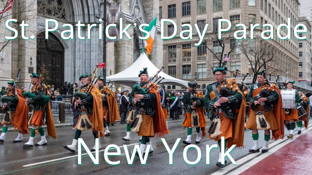 New York City: St. Patrick's Day Parade 2025🍀| 4K