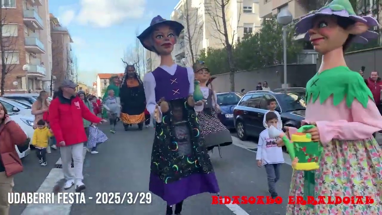 FIESTA DE LA PRIMAVERA - UDABERRI FESTA - 29/03/2025 - B° ARBES (Irun) - BIDASOAKO ERRALDOIAK.