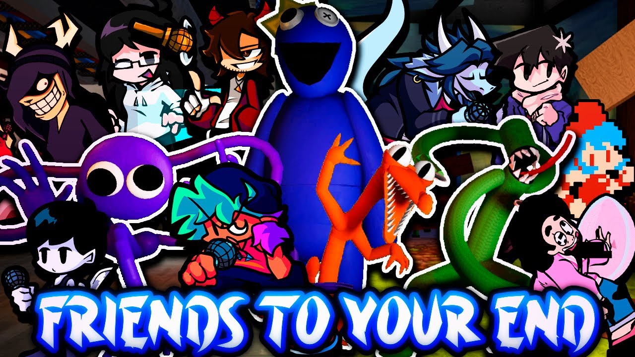 Friends To Your End but Every Turn a Different Character Sings 🎶⚡ (FNF VS RAINBOW FRIENDS)