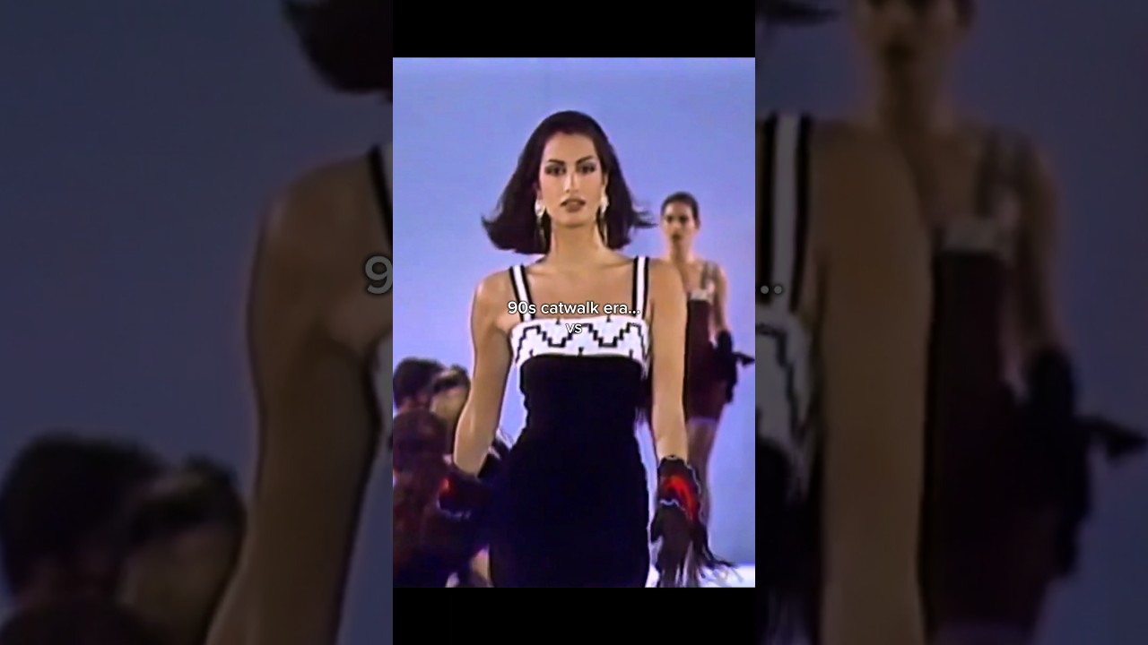 Nowadays supermodels vs back then ✨😮 #fashion #90s #debate #supermodel #catwalk #edit #shorts